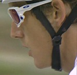 Andy Schleck w�hrend der 16. Etappe der Tour de France 2009